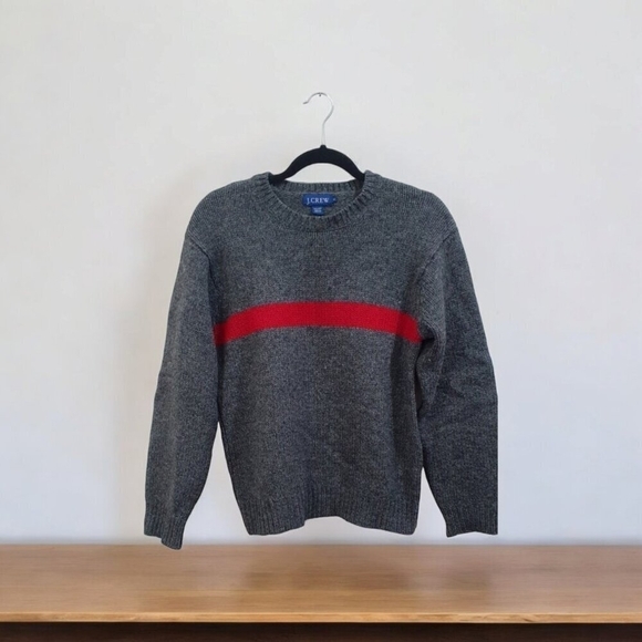 J Crew Sweater Mens Green 100% wool Size S - Picture 9 of 9